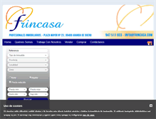 Tablet Screenshot of frincasa.com